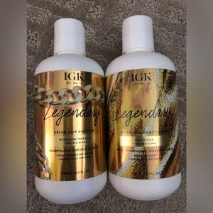IGK Legendary dream hair Shampoo 8oz and Conditioner 8oz duo